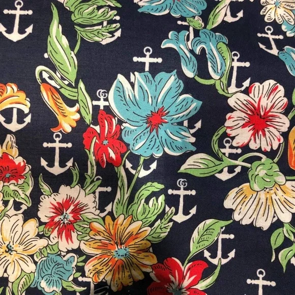 Gucci Multicolor Hawaiian Anchors Shorts With Logo GG - Floral Print